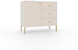 ADRK Tili 1D 3S Komód, Homokbézs, Homokbézs - smartbutor