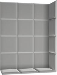 ELTAP Quadratta 120x160 kárpitozott panel, szürke - mindigbutor