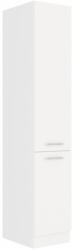 TEMPO KONDELA Magas szekrény, fehér, SPLIT 40 DK-210 2F - mindigbutor