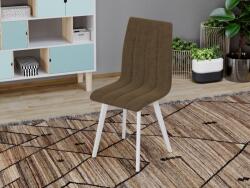 Laguna Karma szék, Havana 39 szövettel, fehér lábakkal - mindigbutor