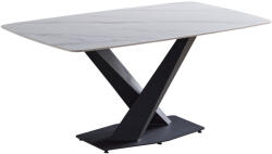 Fortrade Sirij asztal (fehér márvány, 180x90x75) - smartbutor