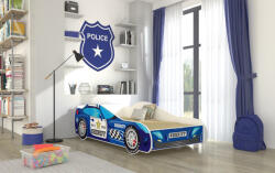 ADRK SHERIFF matraccal 140x70 ágy, Kék - smartbutor