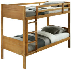 TEMPO KONDELA Emeleteságy, masszív fa, tölgy, MAKIRA - smartbutor