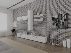 Mobiro Star Nappali Szekrénysor C67- Fehér színben