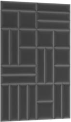 ELTAP Quadratta 120x195 kárpitozott panel, sötétszürke - smartbutor