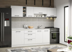 Mobiro Alaszka fehér konyha - 18 - 260 cm - smartbutor