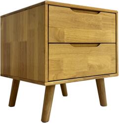 TEMPO KONDELA Éjjeliszekrény, masszív fa, természetes, BRUNI - mindigbutor