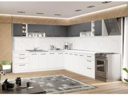 Mobiro Arthur fehér és szürke konyhabútor - 34 - 281, 6/281, 6 cm - mindigbutor