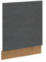 TEMPO KONDELA Előlap mosogatógéphez, szürke matt/tölgy lancelot, VEGA ZM 570x596 - smartbutor