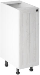 TEMPO KONDELA alsószekrény D30, balos, fehér/sosna andersen, PROVANCE - smartbutor