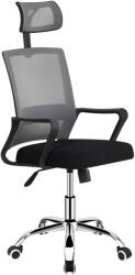 TEMPO KONDELA Irodai szék, világosszürke/fekete, DIKAN - mindigbutor