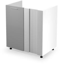 Halmar Vento dkn-100/82 sarok mosogató szekrény magasfényű szürke - mindigbutor