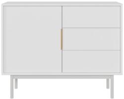WIPMEB Viva Komód 1d3s 104 Fehér/fehér