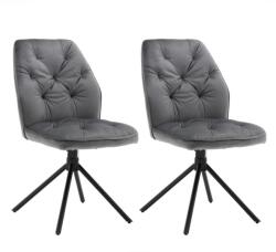 Fortrade Fényes forgószék szék (szürke) - mindigbutor