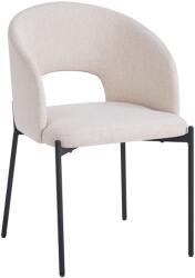 TEMPO KONDELA Étkezőszék, bézs/fekete, LONKA - mindigbutor