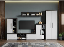 Mobiro MAX C05 nappali szekrénysor fehér-ferrara színben - smartbutor