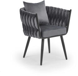 Halmar AVATAR 2 fotel szürke/fekete - smartbutor