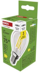 EMOS Bec LED cu filament mini glob / E14 / 7 W (75 W) / 1055 lm / alb neutru