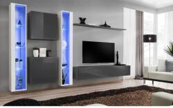 Wipmeble SWITCH 26 szekrénysor XVI fehér-szürke - mindigbutor