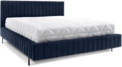 Eltap Plissa ágy 140x200 sötétkék - mindigbutor
