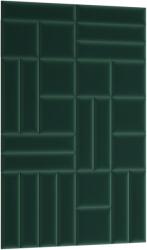 ELTAP Quadratta 120x195 kárpitozott panel, sötétzöld - mindigbutor