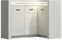 TEMPO KONDELA Komód, kőris fehér, INFINITY I-15 - mindigbutor