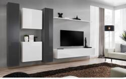 Wipmeble SWITCH 26 szekrénysor VI fehér- szürke - mindigbutor