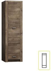 TEMPO KONDELA Szekrény, kőris sötét, INFINITY I-02 - mindigbutor