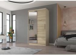 ADRK Tolóajtós szekrény tükörrel ESTI 120, Sonoma, Sonoma