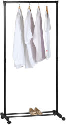 TEMPO KONDELA Mozgatható akasztó, fekete, VANDER - smartbutor