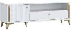 Fortrade Forrest hills tv-szekrény, fehér+arany ftht121lb-m841 - smartbutor