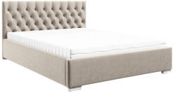 Miló Bútor St1 ágyrácsos ágy, világosbézs (180 cm) - smartbutor