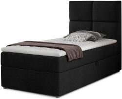 Eltap Rivia 90x200 boxspring ágy fekete - mindigbutor