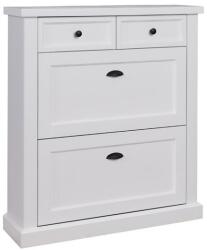 ADRK GALINEO 01 cipős szekrény, Fehér, Fehér - mindigbutor