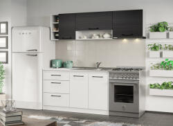 Mobiro Fehér konyha Ferrara Lotus- 05 - 200 cm - smartbutor