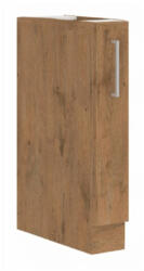 TEMPO KONDELA Alsó szekrény kihúzhatós kosárral, lancelot tölgy, VEGA D15 CARGO BB - smartbutor