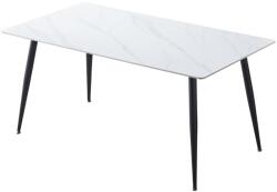 Fortrade Asztal adria (180x90x75, magasfényű fehér márvány)