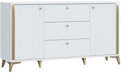 Fortrade Forrest hills komód fehér+arany fthk232b-m841 - mindigbutor