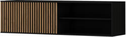 Eltap Meorati 150 falra szerelhető média szekrény fekete, artisan oak tv szekrény, fekete - smartbutor