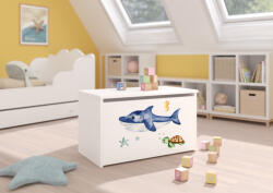 ADRK DARIA játéktároló láda, Fehér, Sea Animals