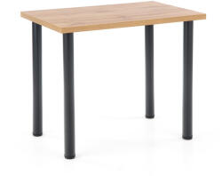 Halmar Modex 2 étkezőasztal 90 wotan tölgy asztallappal , fekete lábbal - smartbutor