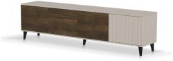 Halmar RANDOM 2 RTV-3 TV szekrény, 200 cm, szín: kasmír/dió/fekete - mindigbutor