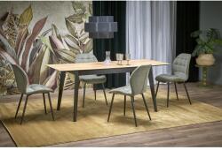 Halmar GULIAN asztal, wotan tölgy / fekete - mindigbutor