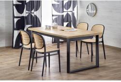 Halmar Candido asztal, wotan tölgy/ fekete - mindigbutor