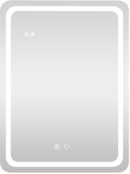 Global Viva AURA Led TOUCH fürdőszobai tükör - páramenetesítővel - órával - álló - 60 x 80 cm