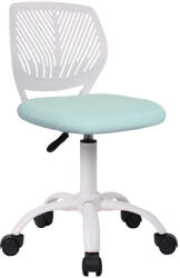 TEMPO KONDELA Forgószék, neomint/fehér, SELVA - smartbutor