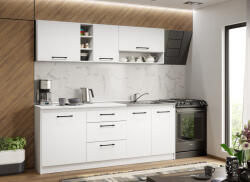 Mobiro Alaszka fehér konyha - 11 - 203, 2 cm - smartbutor