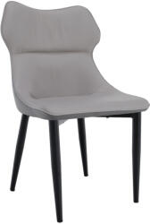TEMPO KONDELA Étkezőszék, világosszürke/sötétszürke/fekete, TABITA - smartbutor