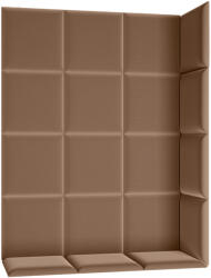 ELTAP Quadratta 120x160 kárpitozott panel, világosbarna - smartbutor