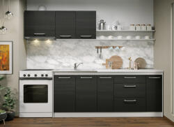Mobiro Konyha Noir - 21 - 260 cm - smartbutor